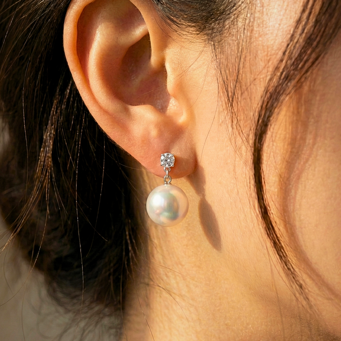 Luna Pearl Drop Earrings