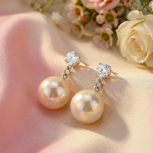 Luna Pearl Drop Earrings
