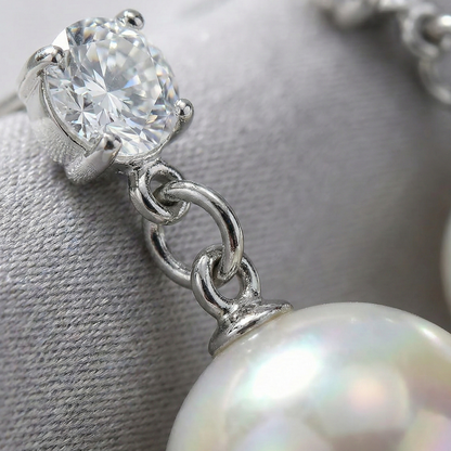 Luna Pearl Drop Earrings